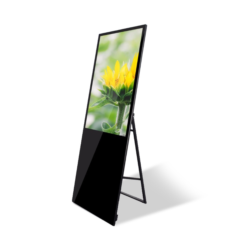 Water Brand Digital Signage Foldable Portable Vertical Display for Retail & Events
