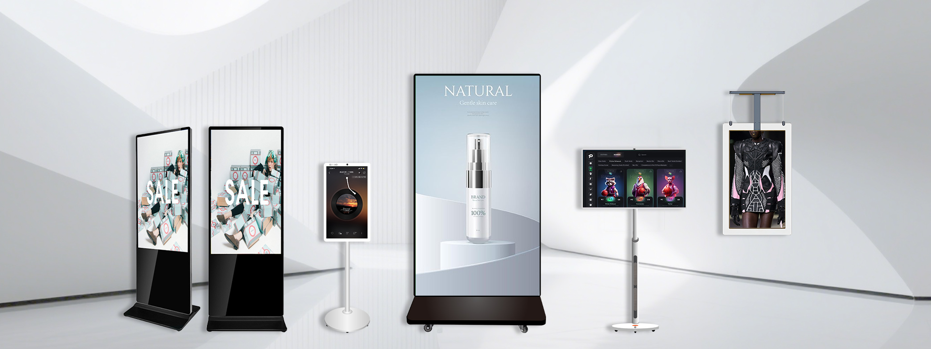 Advertising LCD Video Wall