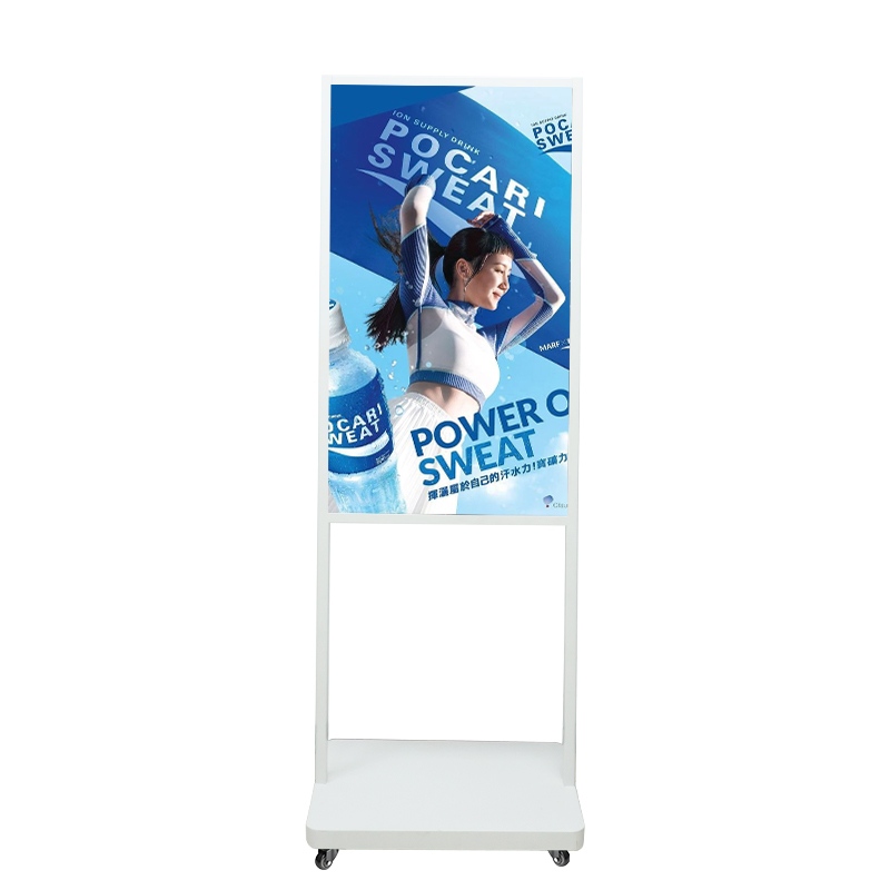 Dual-Screen Shop Window Digital Signage Marketing Display