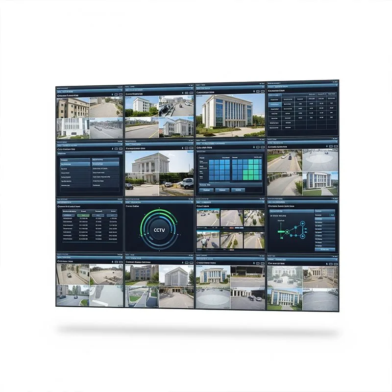 CCTV LCD Video Wall for 24/7 Surveillance