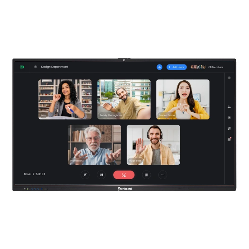 Interactive Whiteboard for Business Meetings Qtenboard