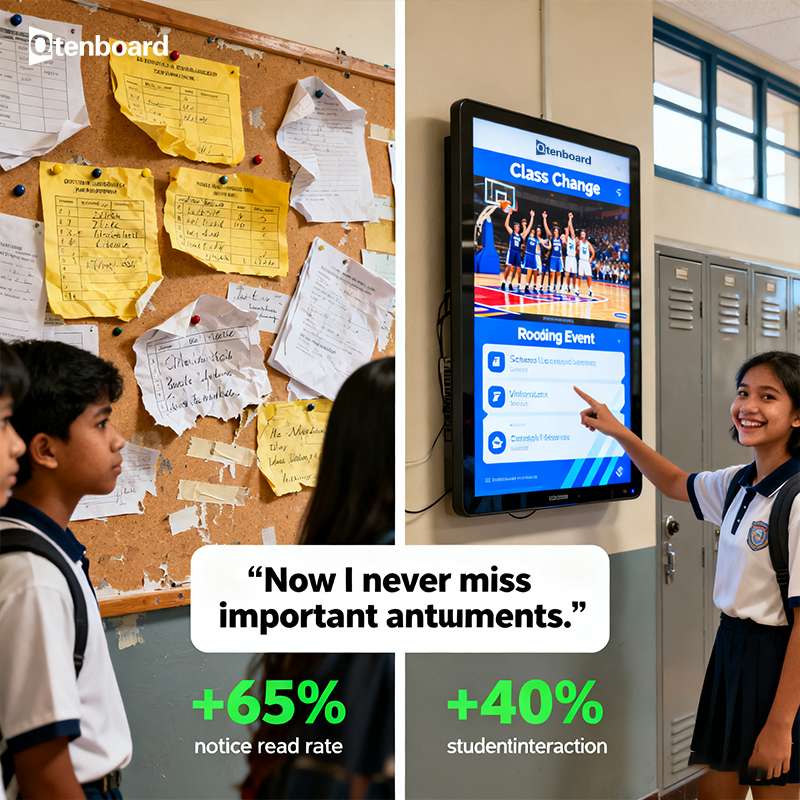 Wall-Mounted Smart Panels Save Classroom Space