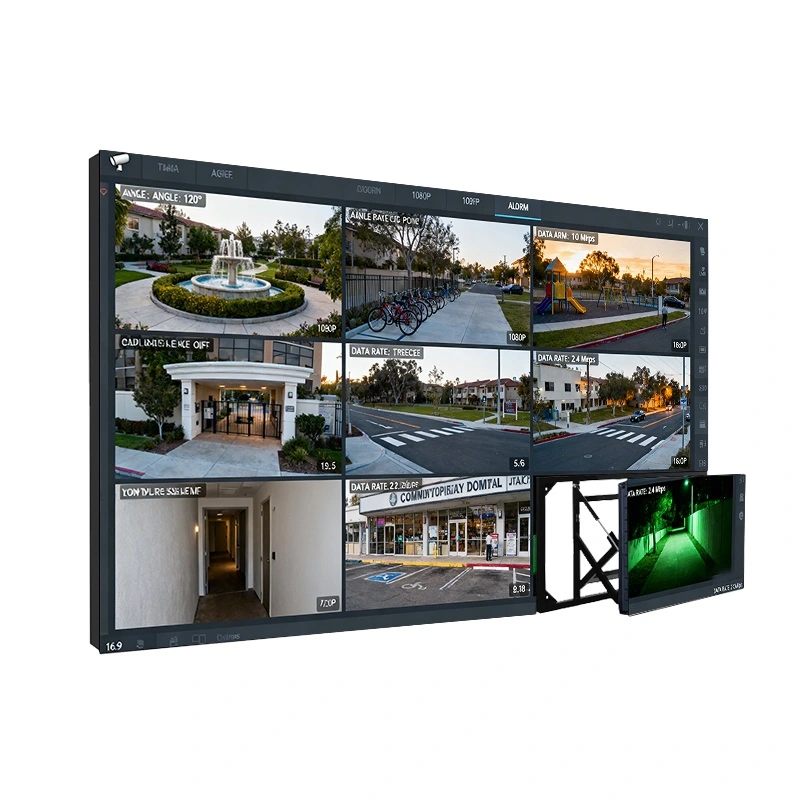 Focus on Monitoring Scenarios Qtenboard LCD Video Wall