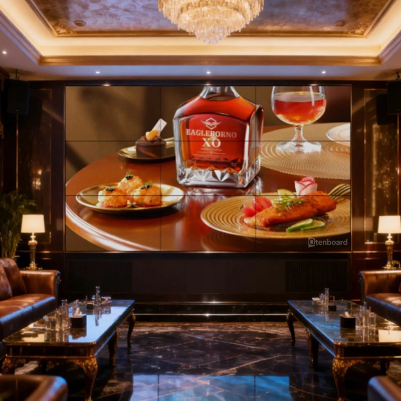 Qtenboard LCD Video Wall Upgrades Visual Experience in Indonesia Luxury Club