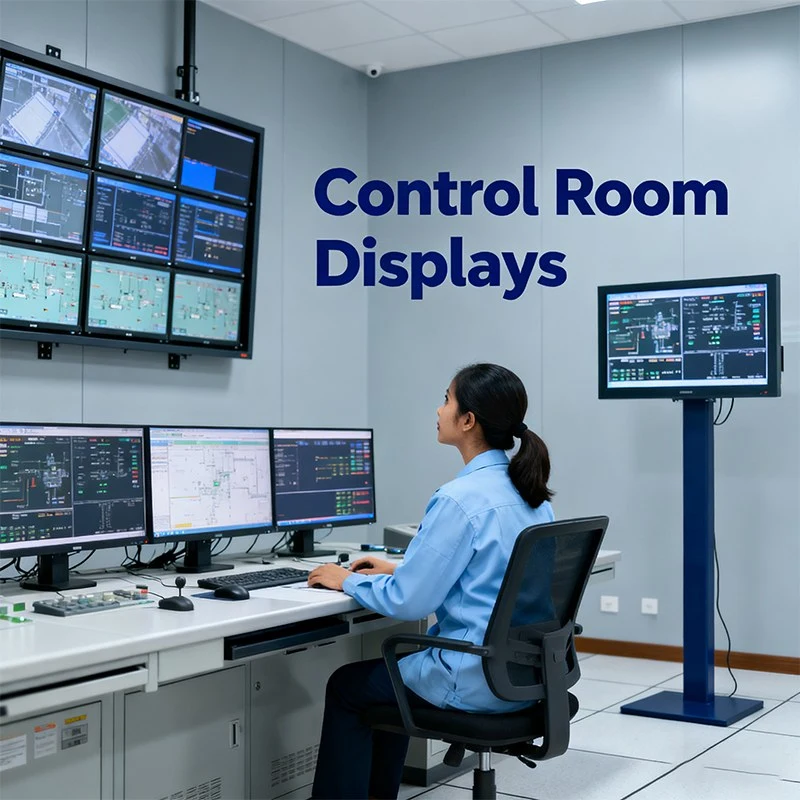 Wall-Mounted vs Floor-Standing Control Room Displays