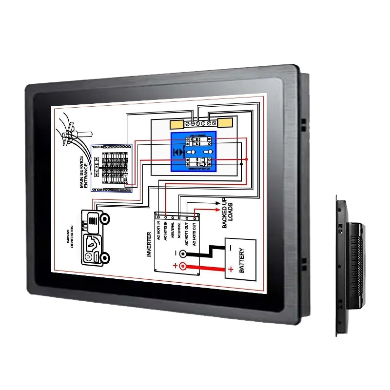 Industrial LCD Display Solution for Factory Automation, Control Systems, and Kiosks