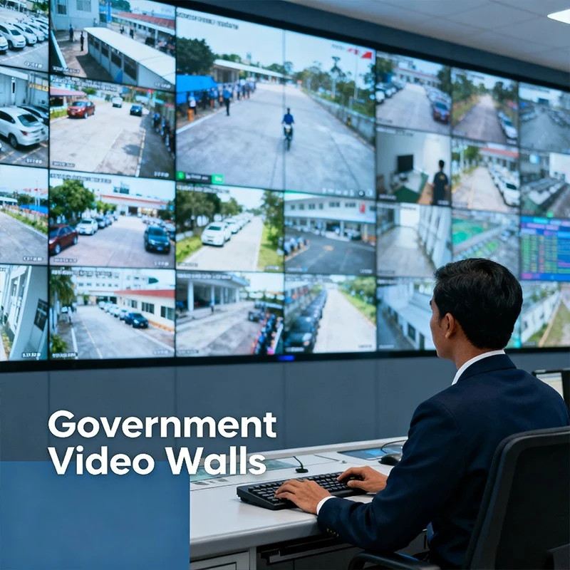 How Government Agencies Use Video Walls
