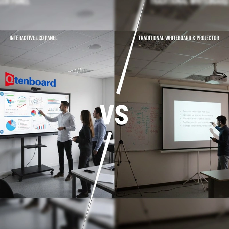 Why Choose Qtenboard: Interactive LCD Panels vs Traditional Whiteboards and Projectors