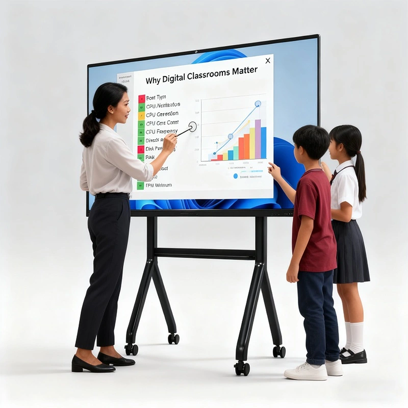 Digital Classrooms Rise as Interactive Whiteboards Gain Popularity