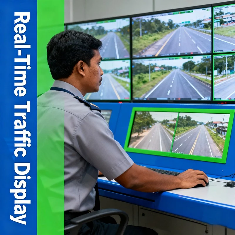 Smart Display Systems for Traffic Monitoring