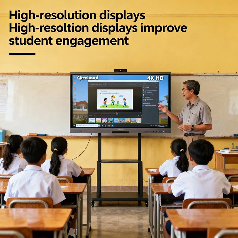 Enhancing Visual Learning with Ultra HD Displays