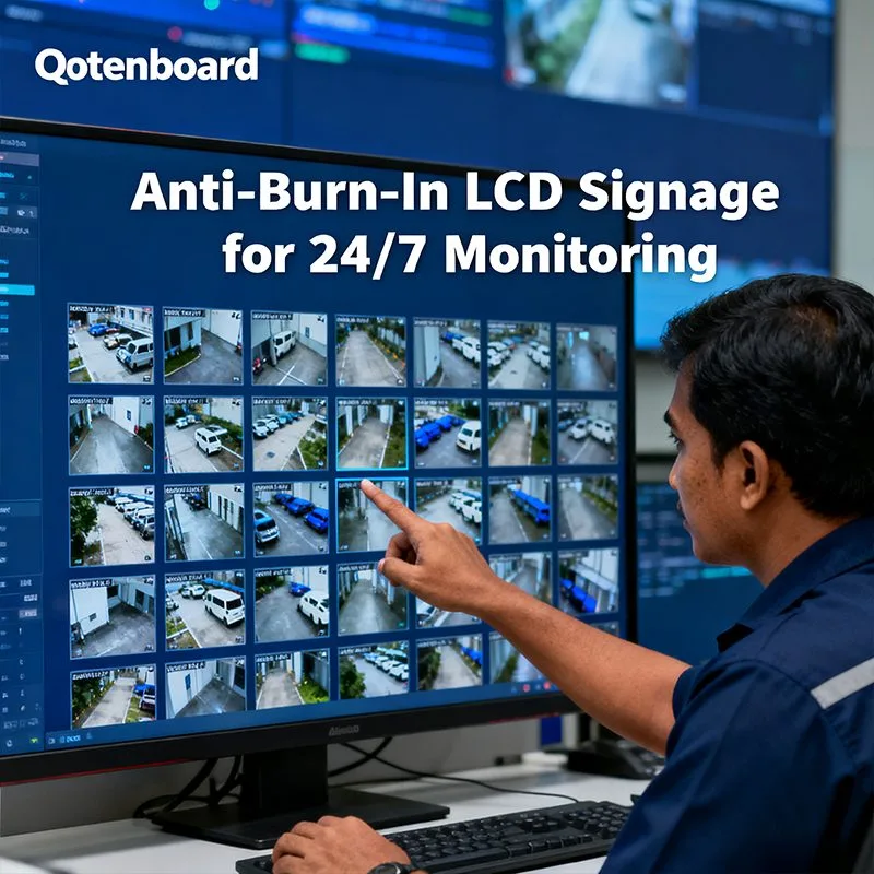 Anti-Burn-In Technology for Security Screens
