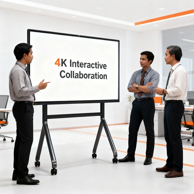 Elevating Boardroom Communication with 4K Interactive Panels