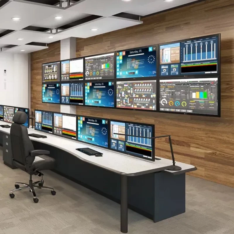 LCD Video Wall Panels for 24/7 Security Monitoring