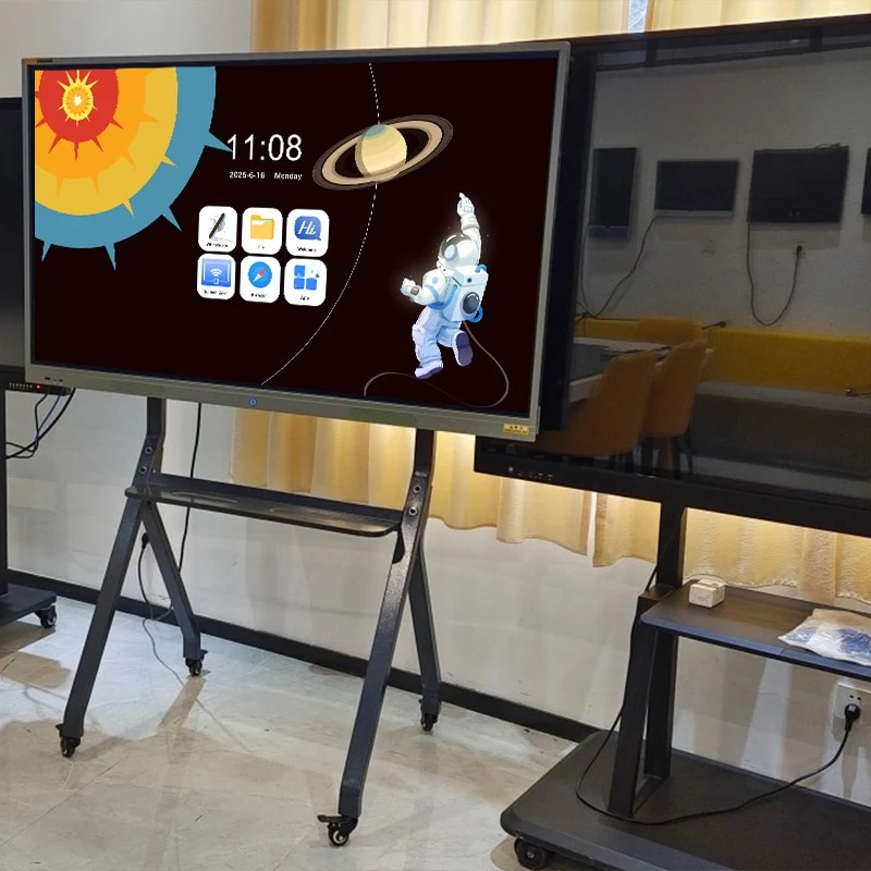 What does an interactive board do?