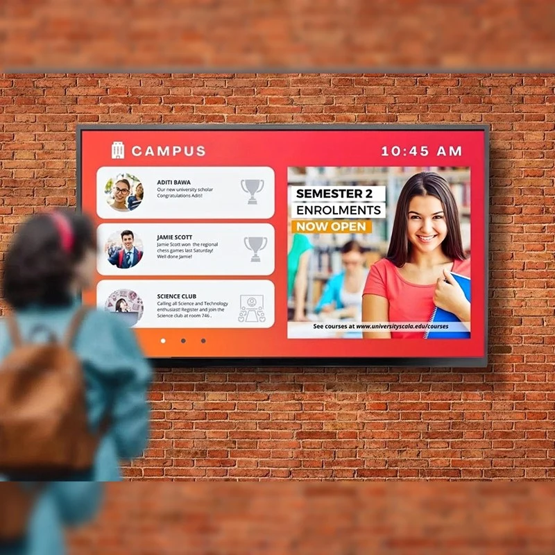 Qtenboard Digital Signage Solutions for Smart Campuses