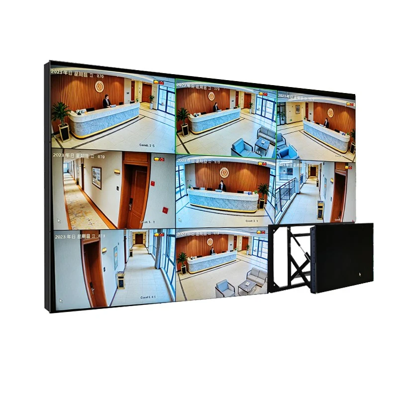 LCD Video Wall Panels for Real-Time Security Monitoring