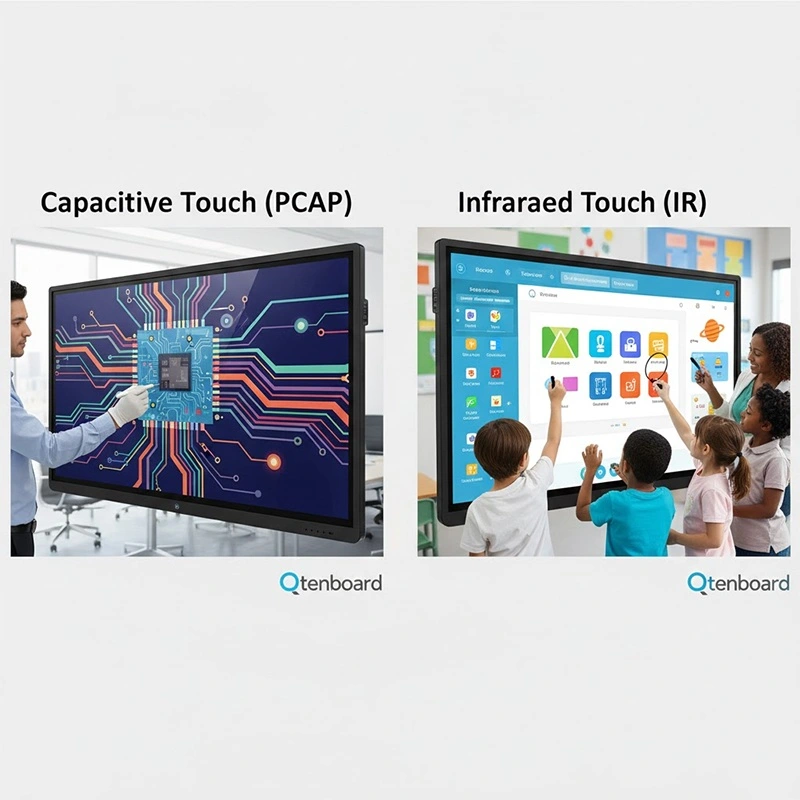 Qtenboard Infrared vs Capacitive Touchscreens: Optimal Interaction for Every Use