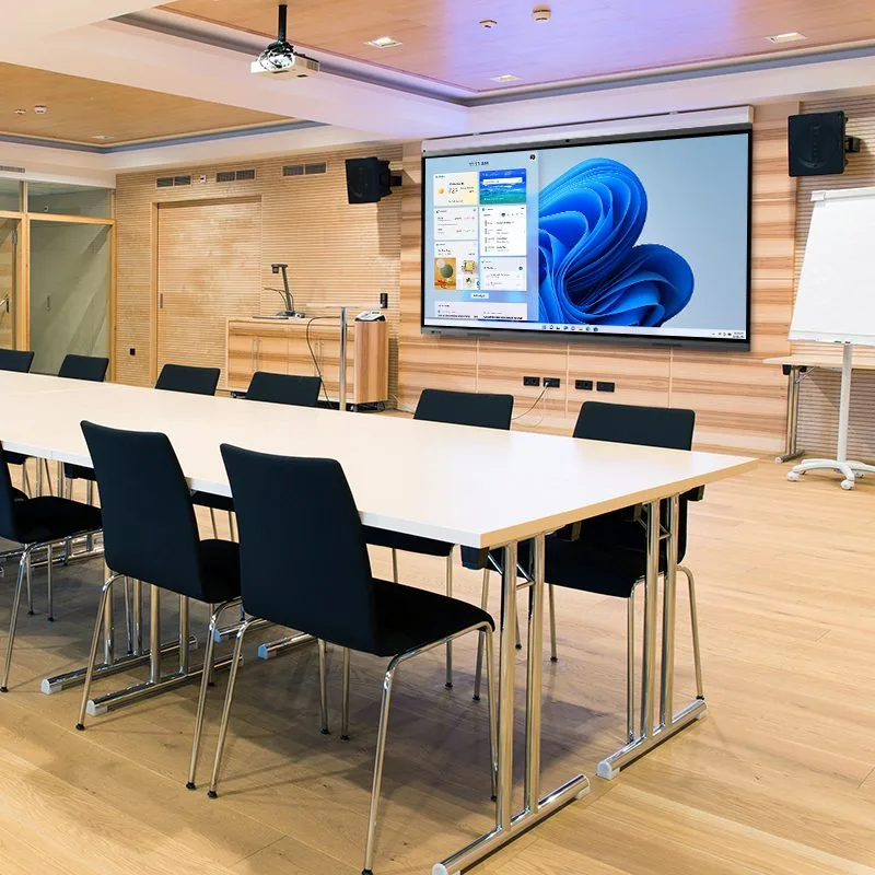 What is an interactive flat panel?