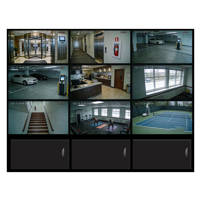 Large Format LCD Video Wall Display