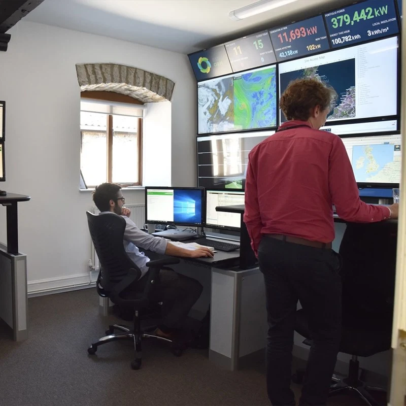 LCD Video Wall Panels for Security Command Centers