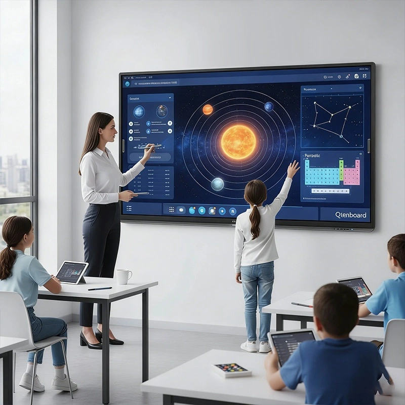 Qtenboard Interactive Electronic Whiteboard Features & Composition