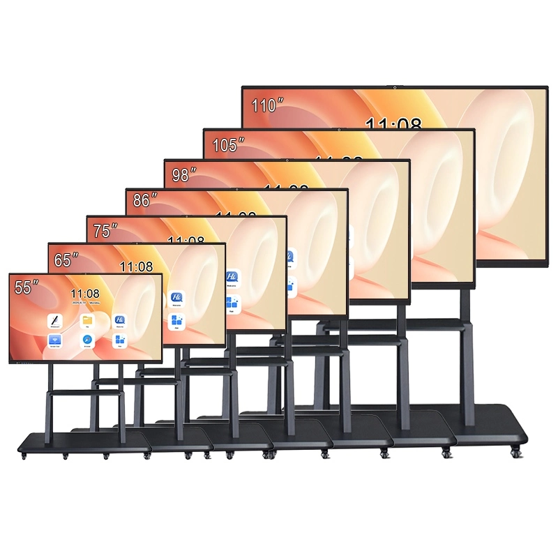 Smart Interactive Flat Panels for Conference & Classroom — 65″, 75″, 85″,86″, 98″,100″,110''