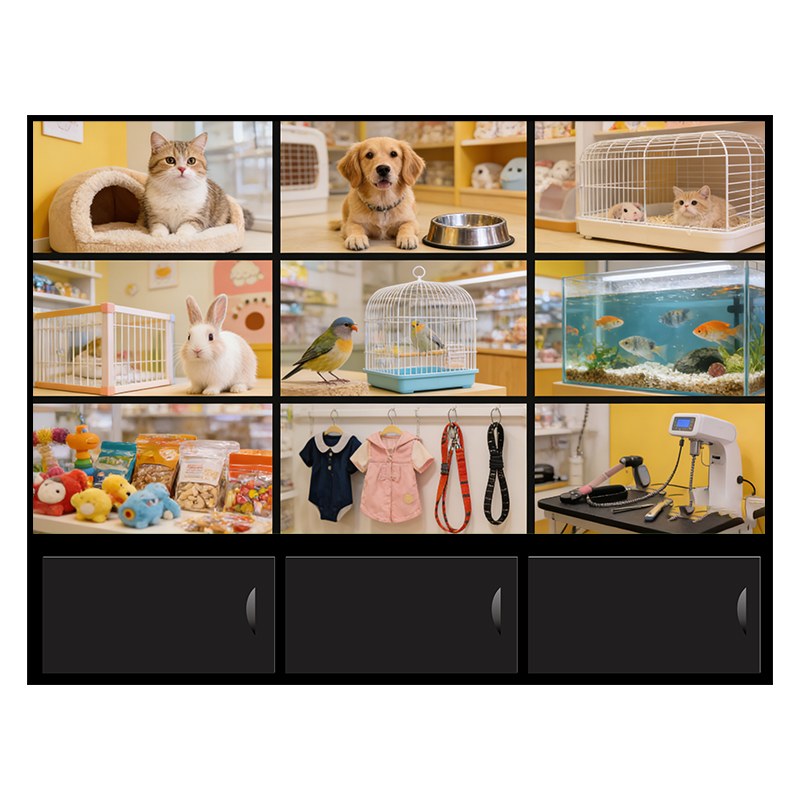 LCD Video Wall Display for Shopping Malls