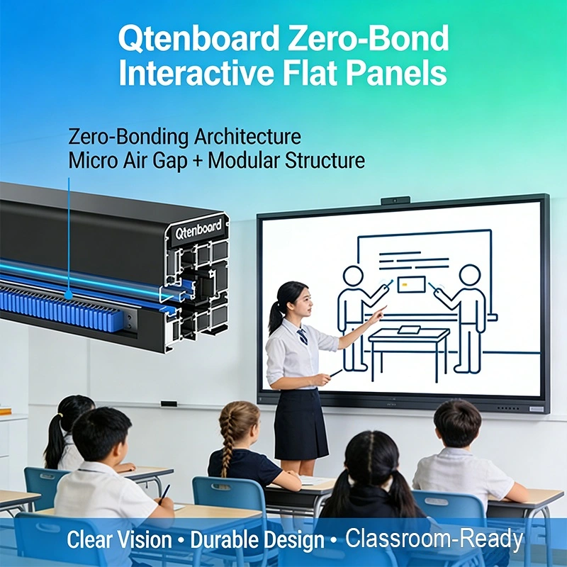 Education’s Top Choice: Qtenboard Zero-Bond Interactive Whiteboards Overview
