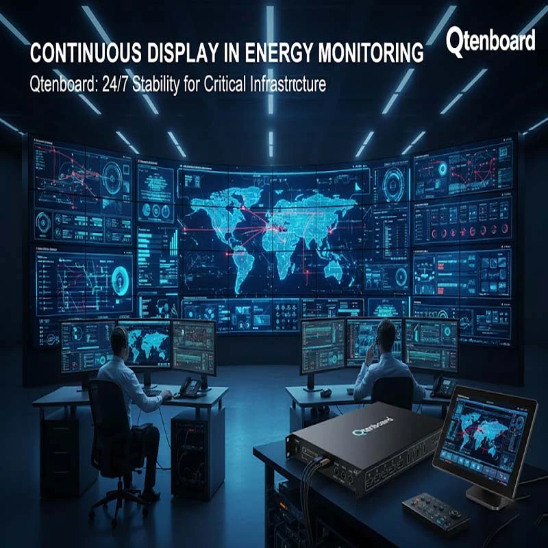 Energy Monitoring Center Video Wall Matrix Solution: The Key to 7×24-Hour Stable Operation