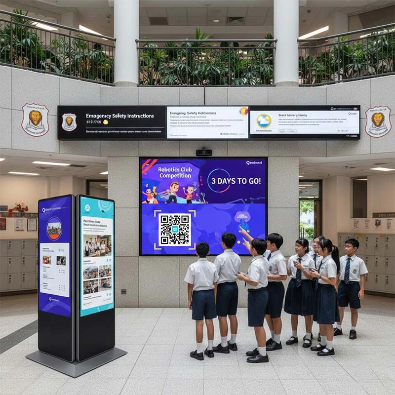 How School Digital Signage in Singapore is Transforming Campus Communication