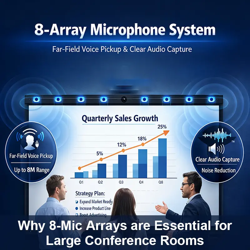 Why 8-Mic Arrays are Essential for Large Conference Rooms