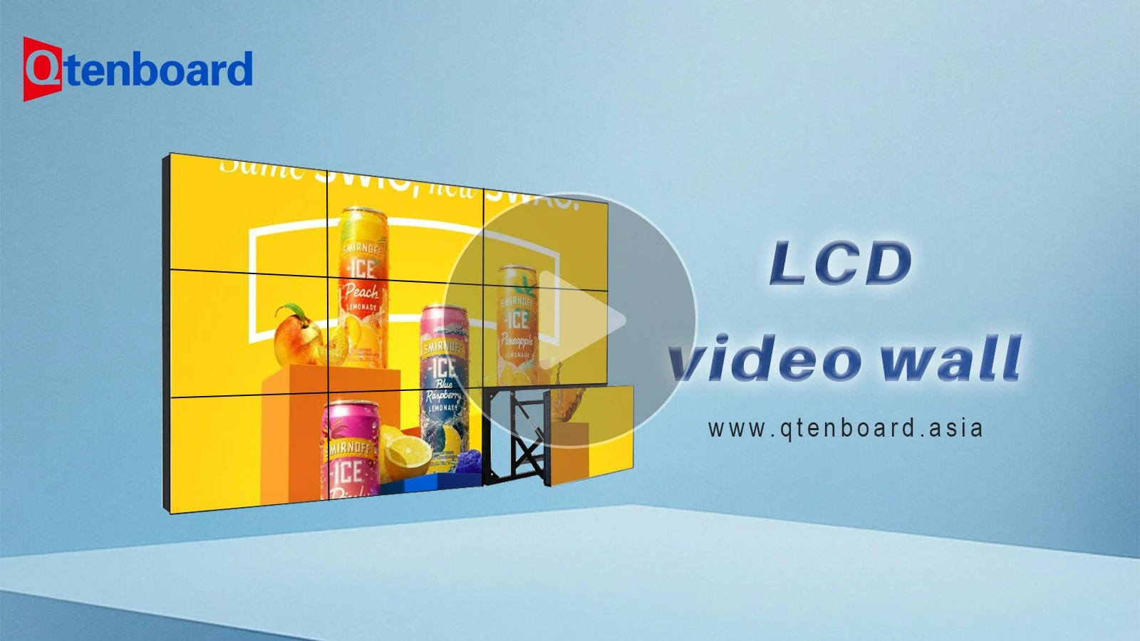 Qtenboard Full HD LCD Video Wall – Modular Signage
