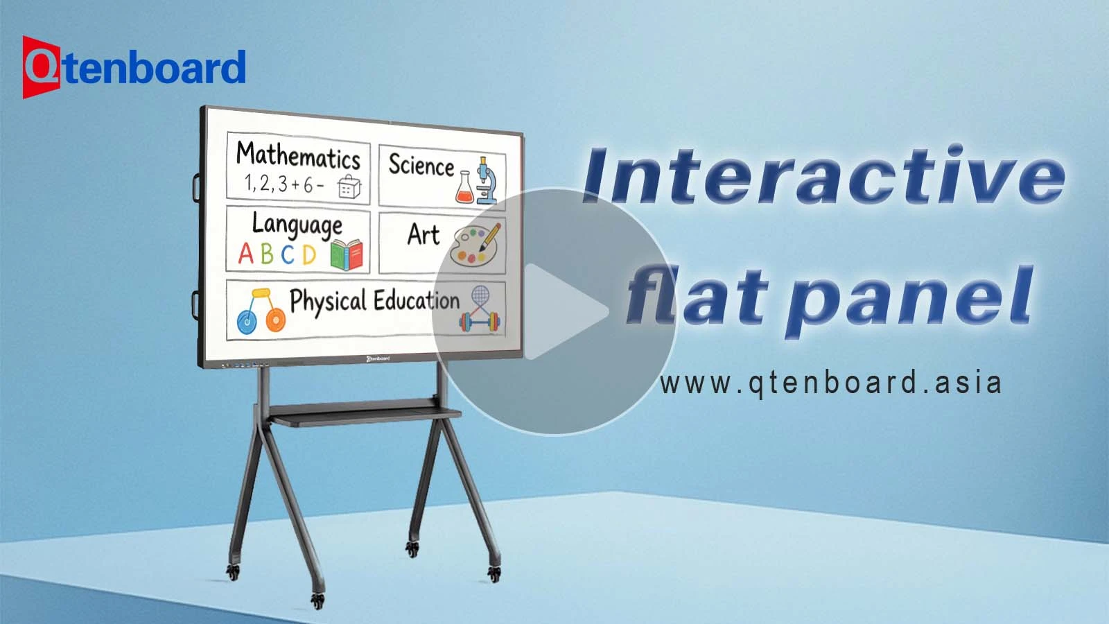 Qtenboard Interactive Whiteboard | Subject Tools for Smart Teaching