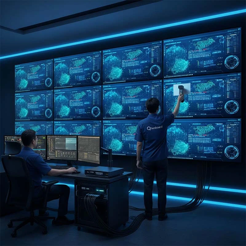 LCD Video Wall Processor Calibration: Qtenboard Guide for Perfect Color Consistency