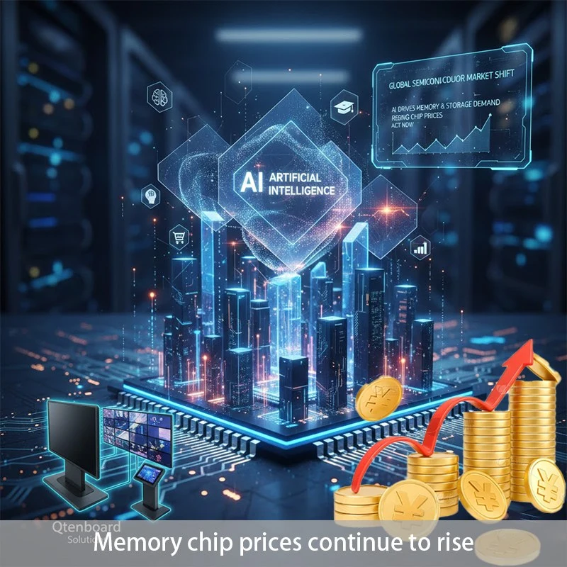 AI Drives Memory Chip Prices Up: Secure Your Qtenboard Displays Now