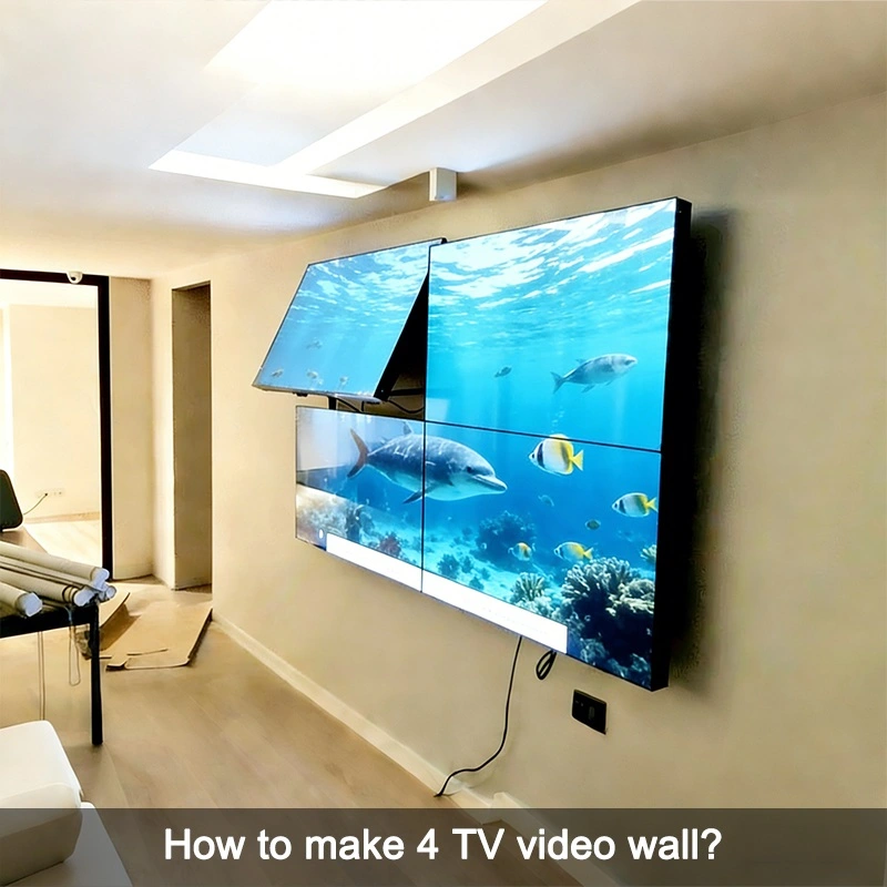 How to make a 4 TV video wall