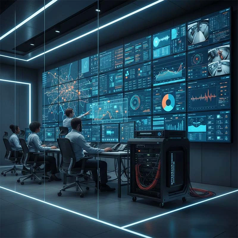 How Smart Command Centers AchiCommand Control Video Wall System: Matrix & LCD Display Integrationeve Multi-Source Data Integration Through Video Wall Matrix Systems