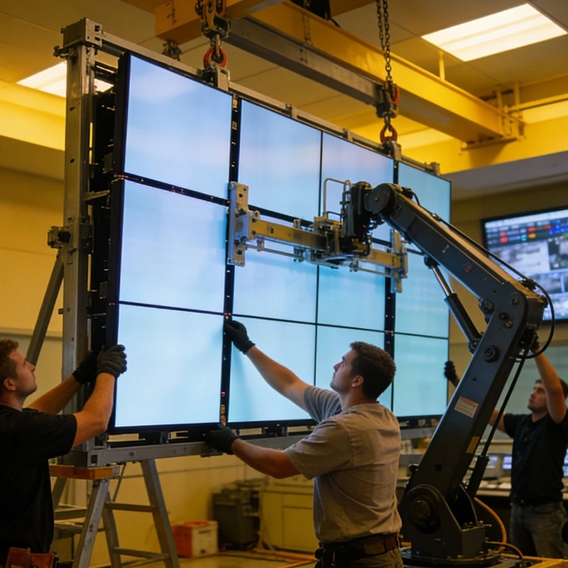 Video Wall Installation Made Easy: Four Advantages of Hydraulic Mounting Stands