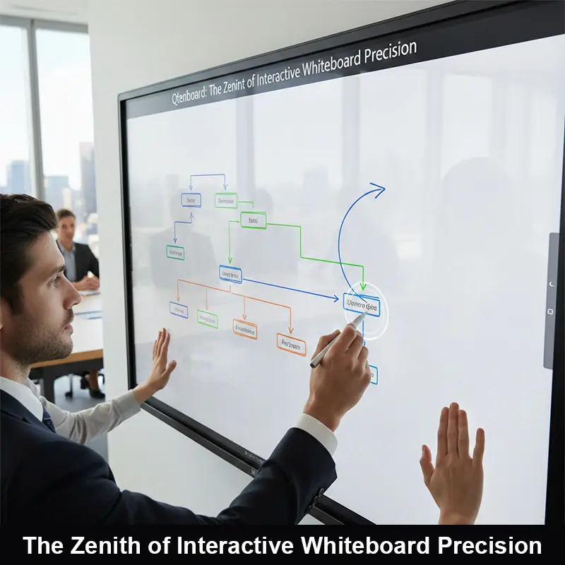 Qtenboard: Zero-Bonding & 40-Point IR Interactive Whiteboard
