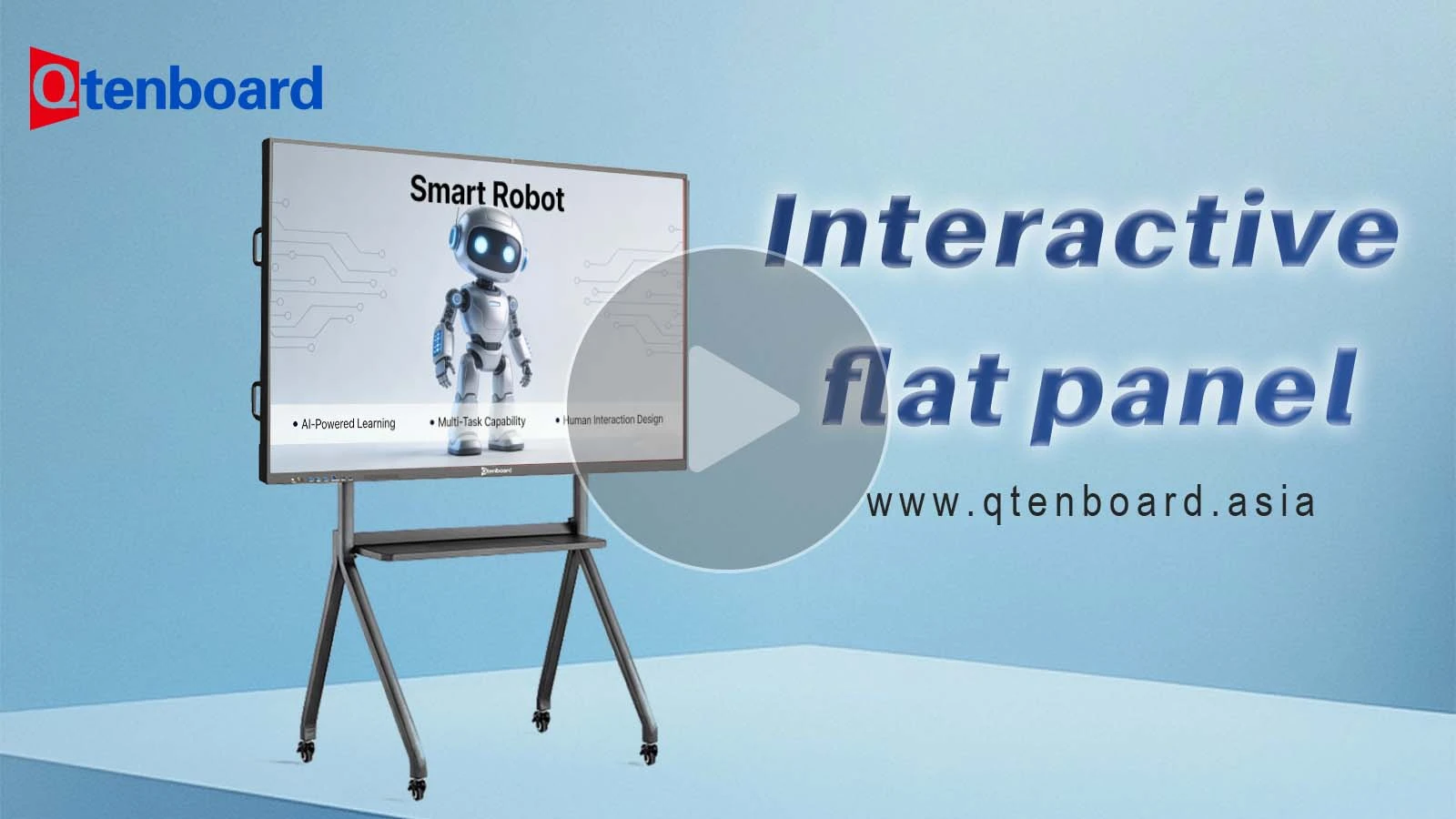 Qtenboard AI Smart Whiteboard | Voice Control & All-in-One AI Demo