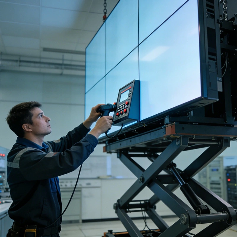 Why Hydraulic Mounting Stands Are the Preferred Support Solution for Large Video Walls