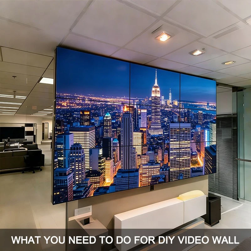What do you need for a DIY video wall