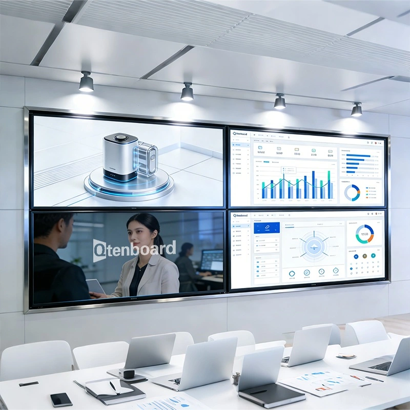 How to Make a 4-Screen LCD Video Wall: Step-by-Step Setup Guide | Qtenboard