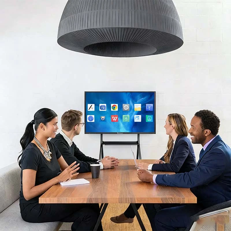 AI Voice Assistant Interactive Meeting Board for Hands-Free Control