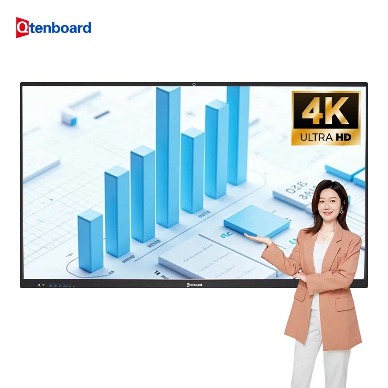 Cloud Managed 75" Interactive Whiteboard for Enterprise Control