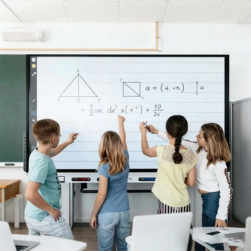 Qtenboard interactive flat panel for education smart classroom