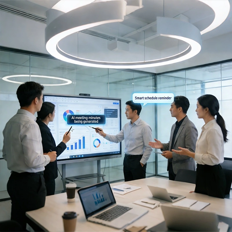 Enterprises Turn to AI Interactive Whiteboards to Improve Meeting Efficiency with Auto Minutes