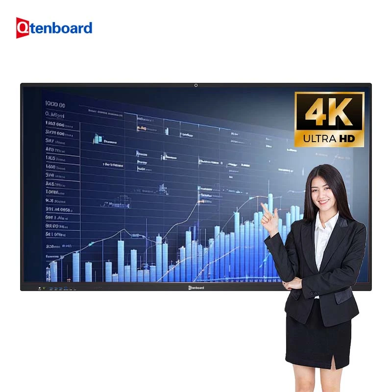 Enterprise 86" AI Interactive Whiteboard for Executive Meetings