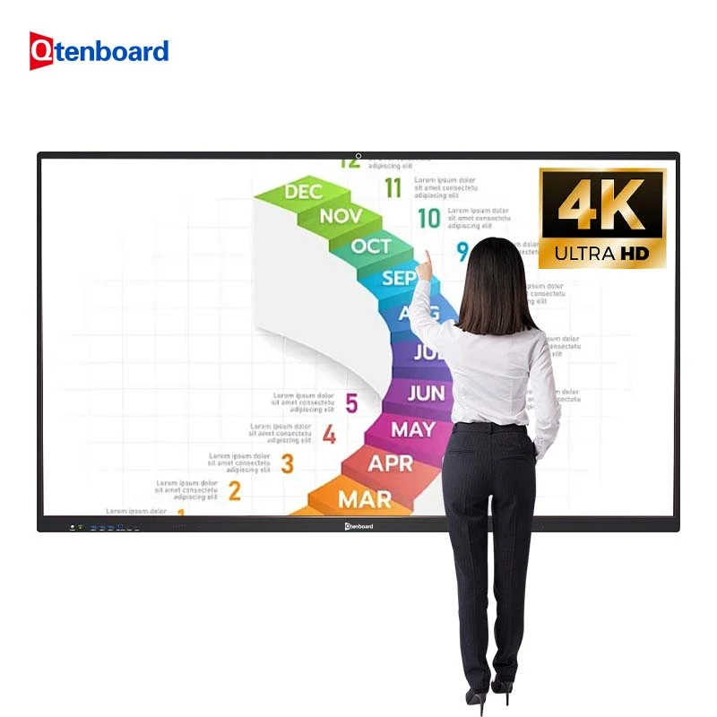 Smart 98" Touch Interactive Whiteboard for Large Meeting Rooms